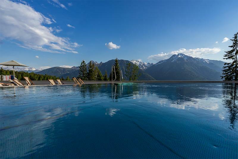 Hotel Moesererhof Mösern Buitenkant foto